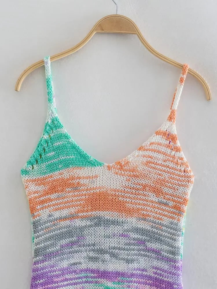 Ladies Knit Long Slip Dress - La Charlottes