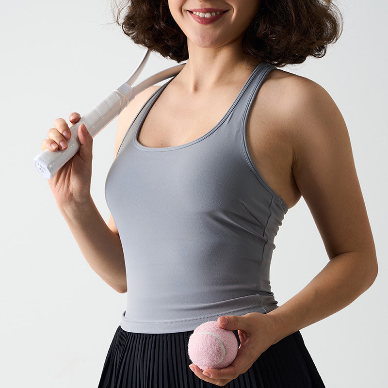 Sports Bra with Removable Pads for Women Racerback - La Charlottes