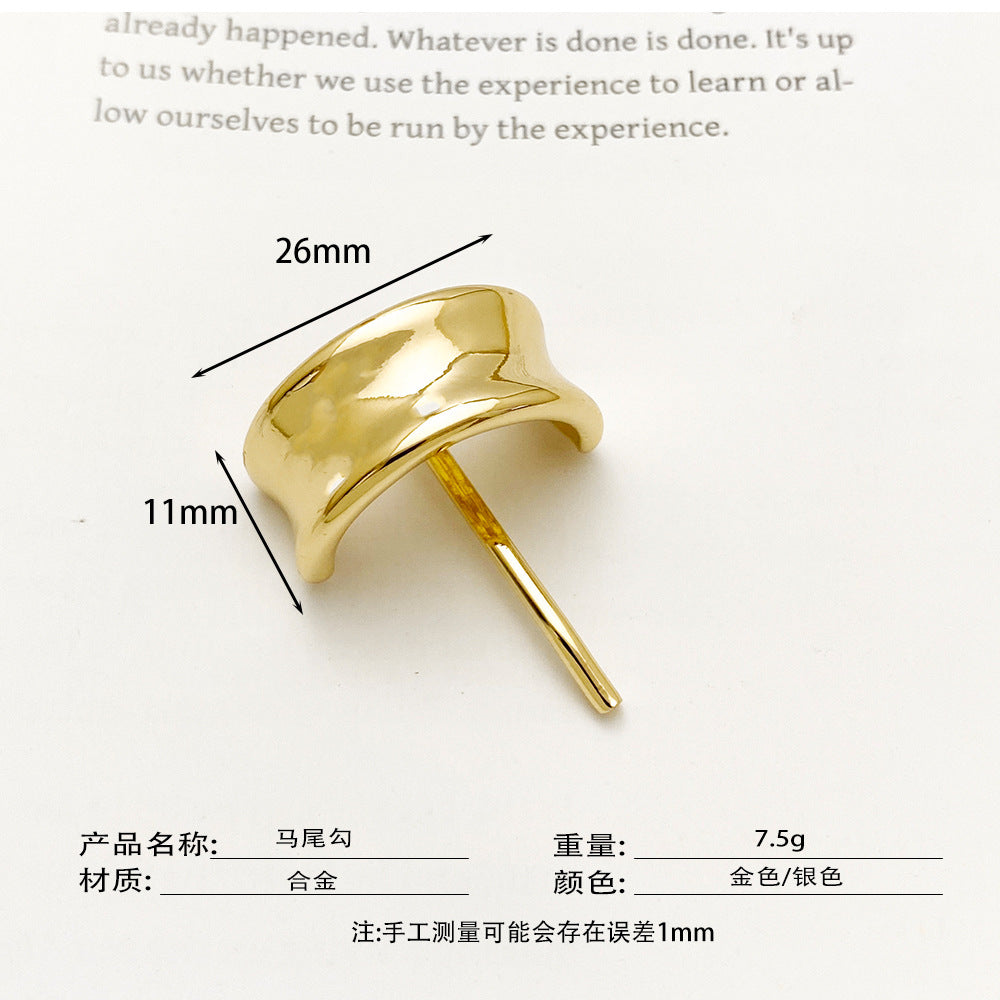 Japanese & Korean Fashion Hairpins – Elegant Metal Ponytail Hooks - La Charlottes