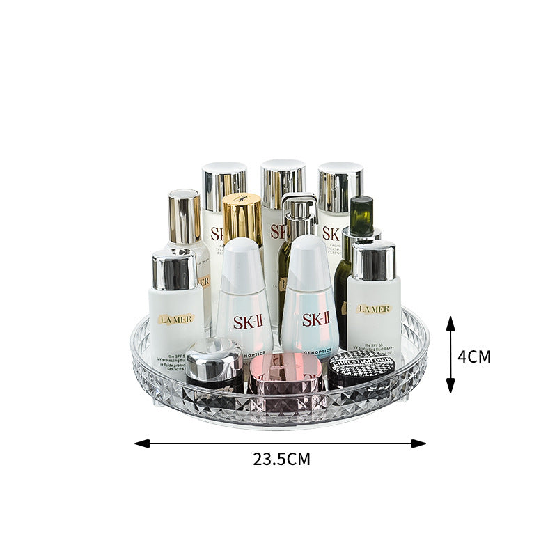 360° Rotating Dresser Storage Box | Makeup & Skin Care Tray