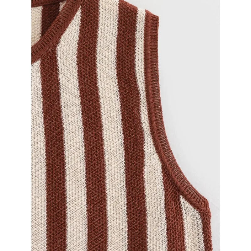 Luxury Knit Two-Piece Set for Modern Women