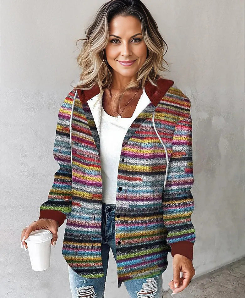 Women’s Oversized Plaid Jacket – Chic Autumn & Winter Layering Style