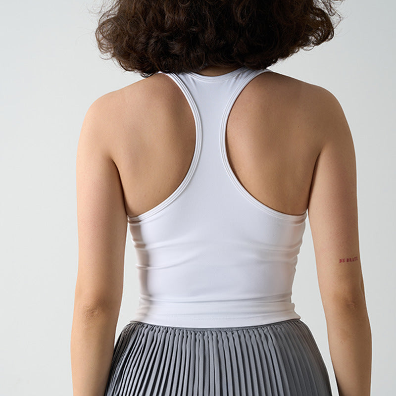 Sports Bra with Removable Pads for Women Racerback - La Charlottes