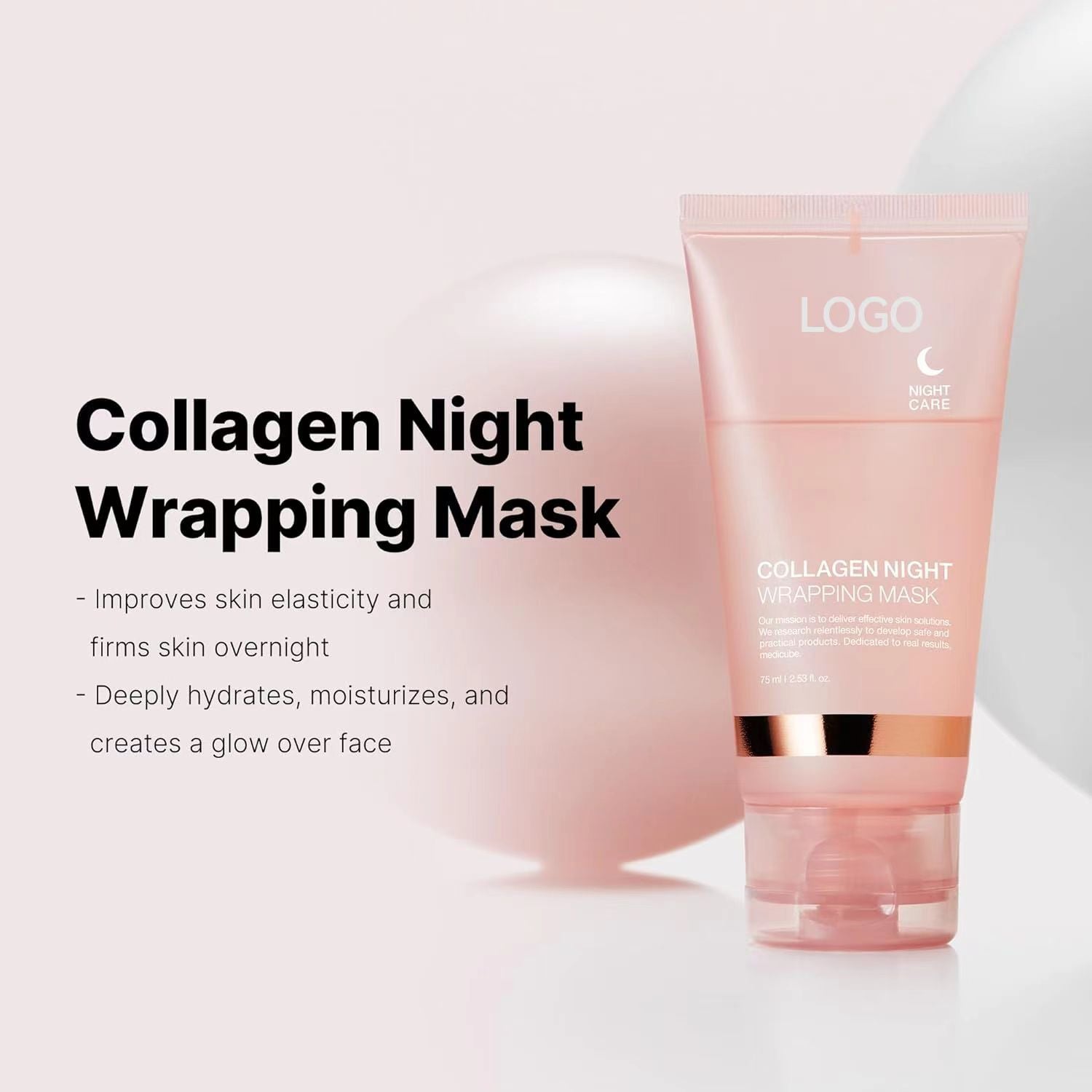 Collagen Peel‑Off Mask – Deep Cleansing, Skin Rejuvenation & Moisturizing Sleeping Mask - La Charlottes