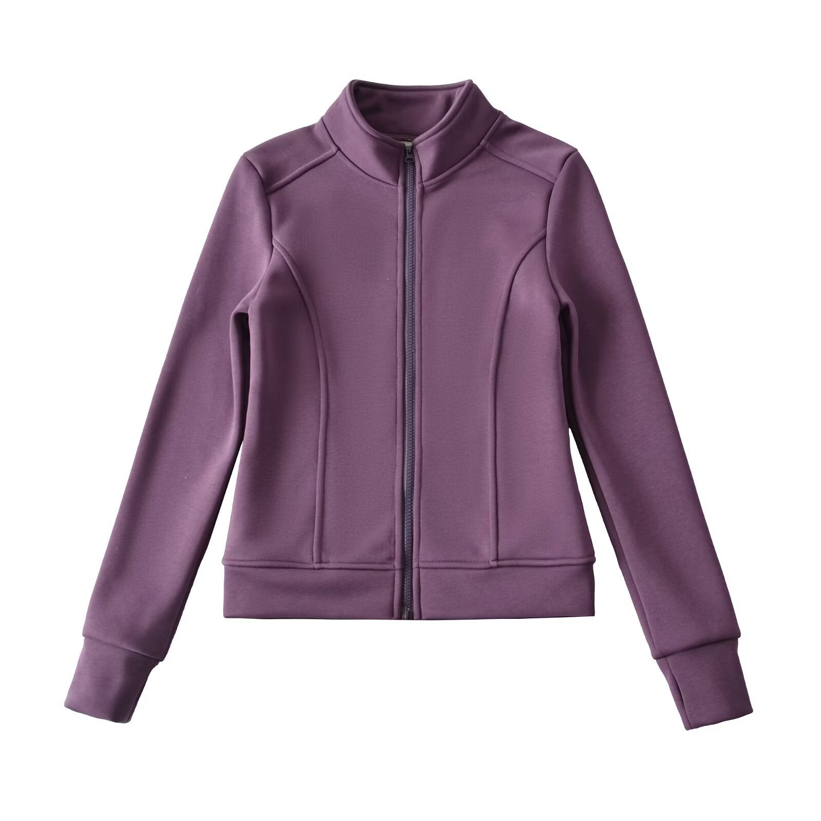 Luxury Stand-Up Collar Hoodie | Slim Fit Zipper Jacket