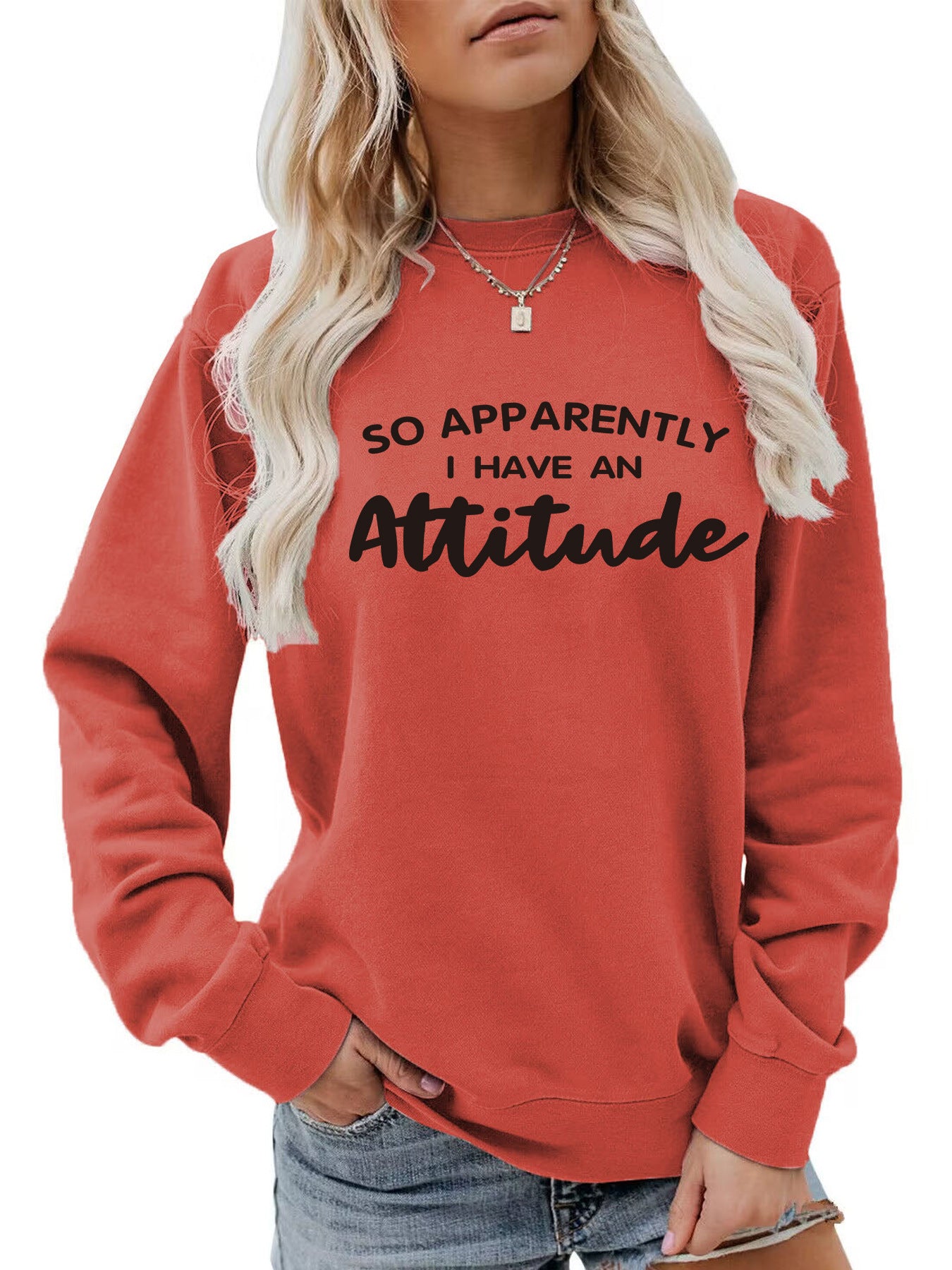 Velvet Round Neck Sweatshirt – Streetwear Slogan Style