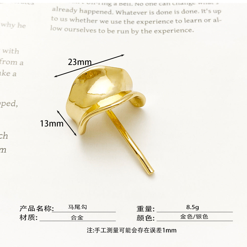 Japanese & Korean Fashion Hairpins – Elegant Metal Ponytail Hooks - La Charlottes