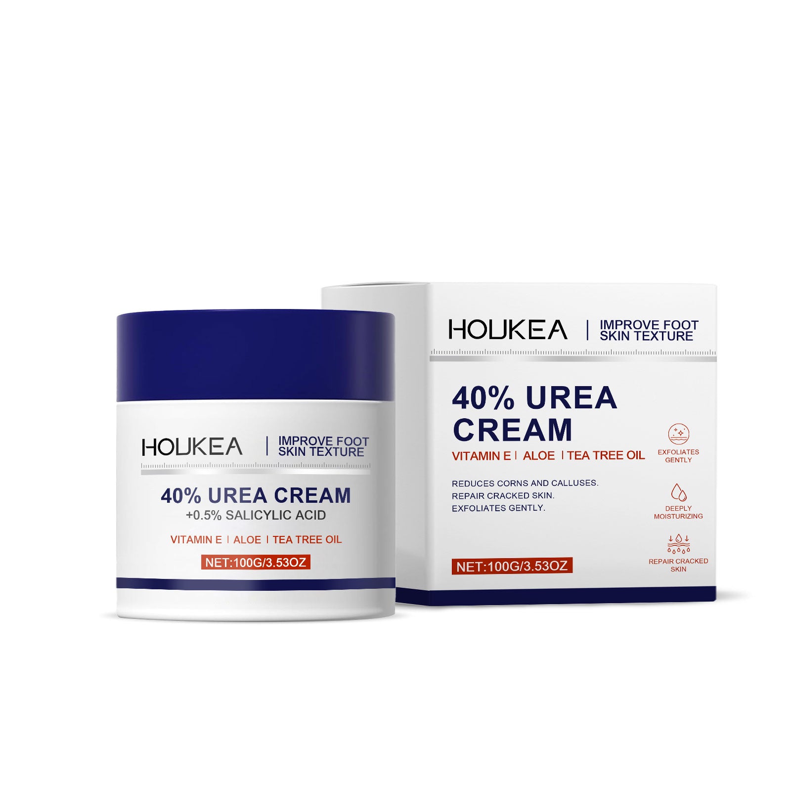 Houkea Moisturizing Protective Foot Cream - La Charlottes