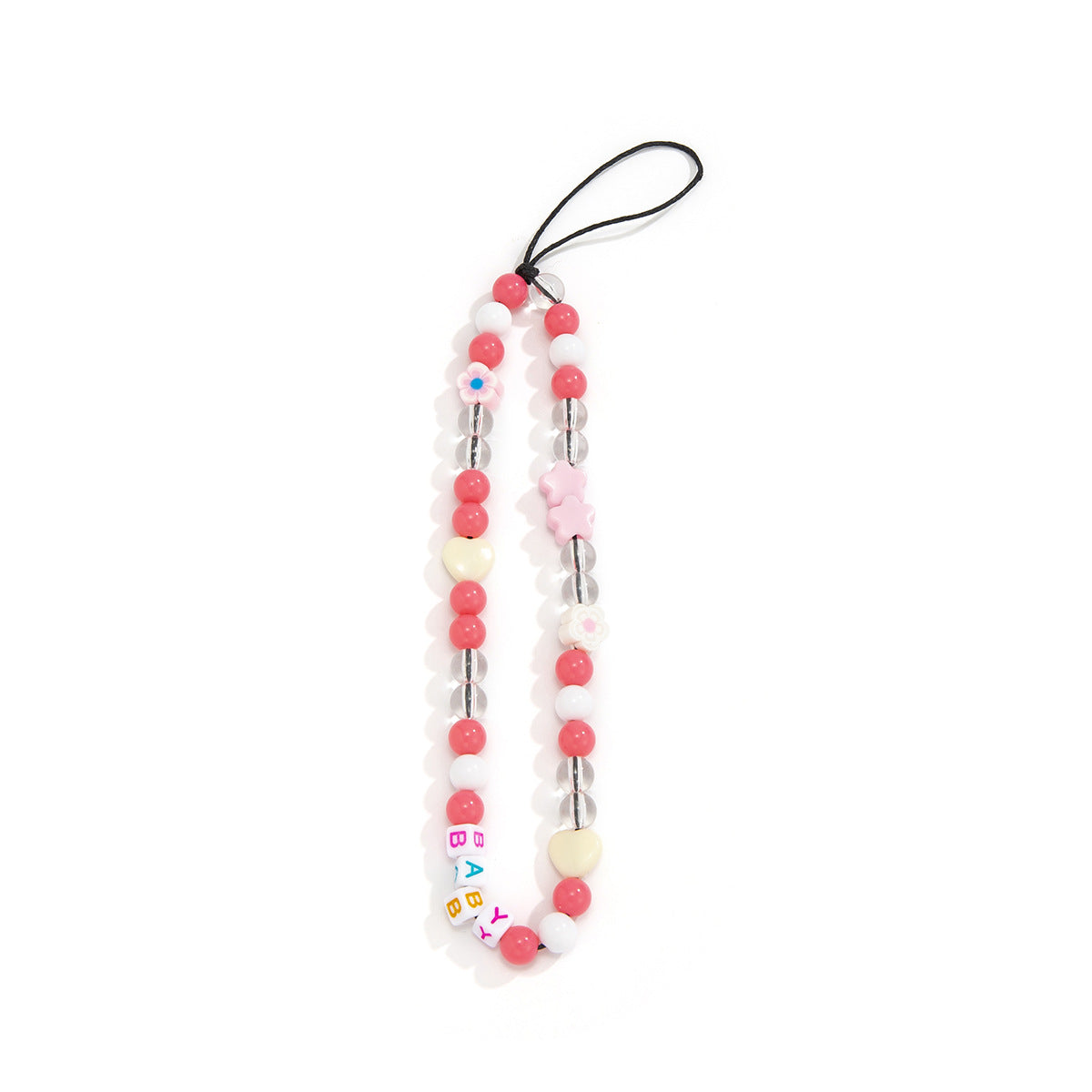 Fashion daisy acrylic letter bag, mobile phone hanging chain, - La Charlottes