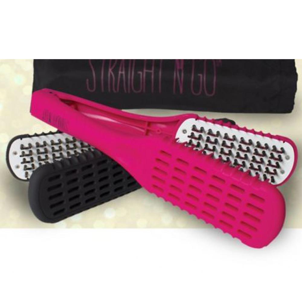 Straight N Go Brush – No-Electric Hair Straightener Comb - La Charlottes