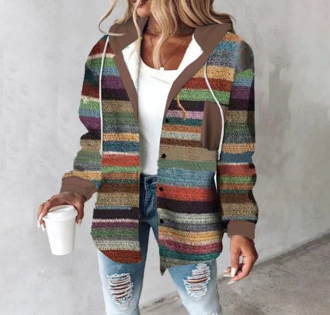 Women’s Oversized Plaid Jacket – Chic Autumn & Winter Layering Style
