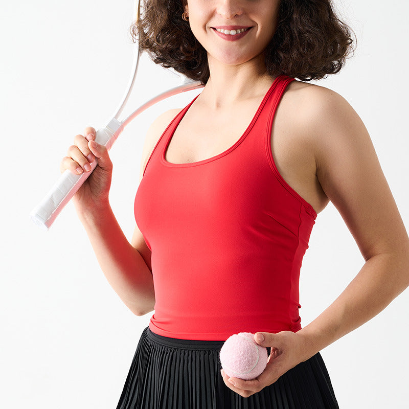 Sports Bra with Removable Pads for Women Racerback - La Charlottes